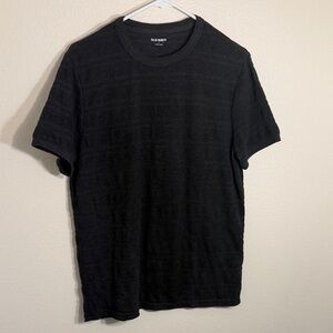 Old Navy Men’s S Grey Short Sleeve Textured T Shirt